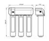 Lemark LM7261BL086 Комплект: Смеситель LM7261BL для кухни + Фильтр для очистки жесткой воды OPTIMA, защита от накипи