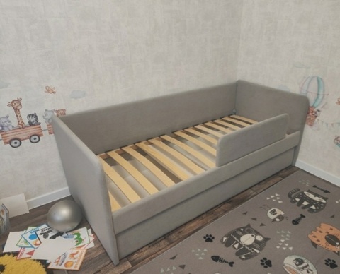 Кровать-тахта Jenny 180*80 ящик+матрас+бортик+чехол