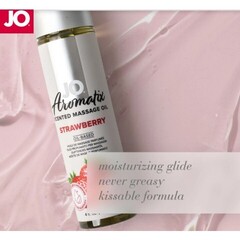 Массажное масло JO Aromatix Strawberry 120 мл