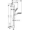 Душевой гарнитур 65 см Hansgrohe Crometta 26533400