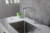 Timo Saona 2346/00FL Смеситель для кухни с подключением фильтра и выдвижной лейкой, хром