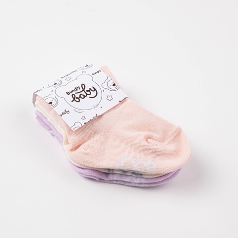 Socks set 3-18 months - Peach/Rose/Heavy Cream