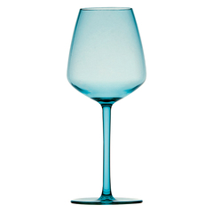 Wine glass square – tritan turquoise, 6 pcs Marine Business