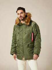 Парка Alpha Industries N-3B Regular Fit Sage Green (Зеленая)