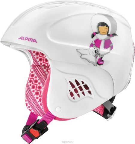 Картинка шлем горнолыжный Alpina Carat eskimo-girl - 1