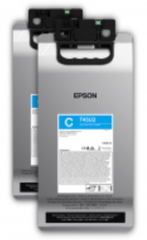 Оригинальные чернила Epson UltraChome RS Cyan T45V24A для Epson SureColor SC-R5010L (1.5L x 2шт) C13T45V24A