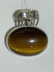 Элефант (подвеска из серебра)