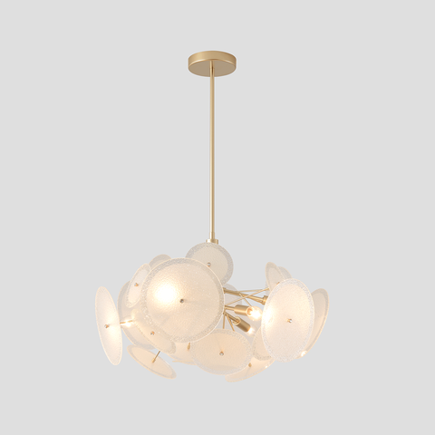 Подвесная люстра Crystal Lux DANDELION SP6 GOLD