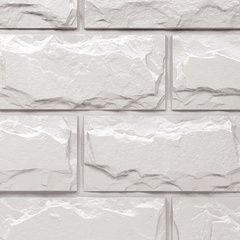 Фасадные панели Блок, молочно-белый Fineber (Файнбир)