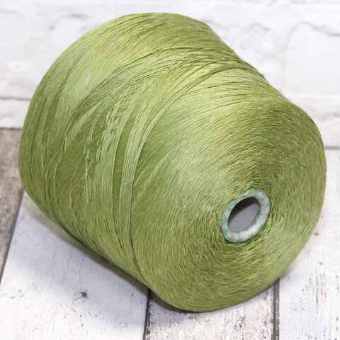 Хлопок со льном (20%) LORO PIANA IRISH FANCY 550 зеленый фисташковый