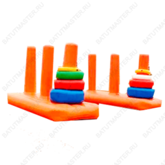 Надувная командная игра "Набрось кольцо", 4*2*2 м