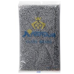 
          Бисер Alingar размер №8 вес 450 гр., серый перламутровый, непрозрачный, пакет