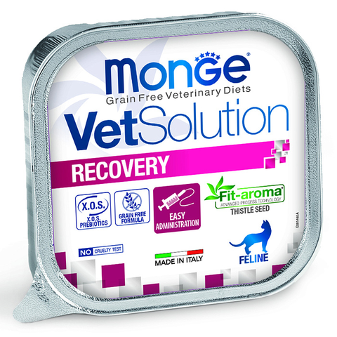 Диетический корм Monge VetSolution Cat Recovery Рекавери для кошек при восстановлении питания в период выздоровления 100 г