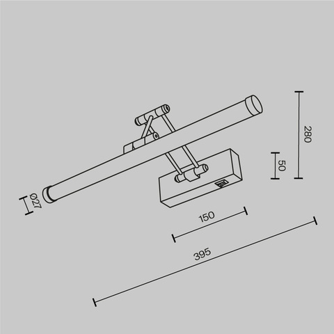 Светодиодная подсветка Maytoni Luster MIR268WL-L3W3K
