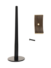 Металическая подставка с деревянным основанием для наушников