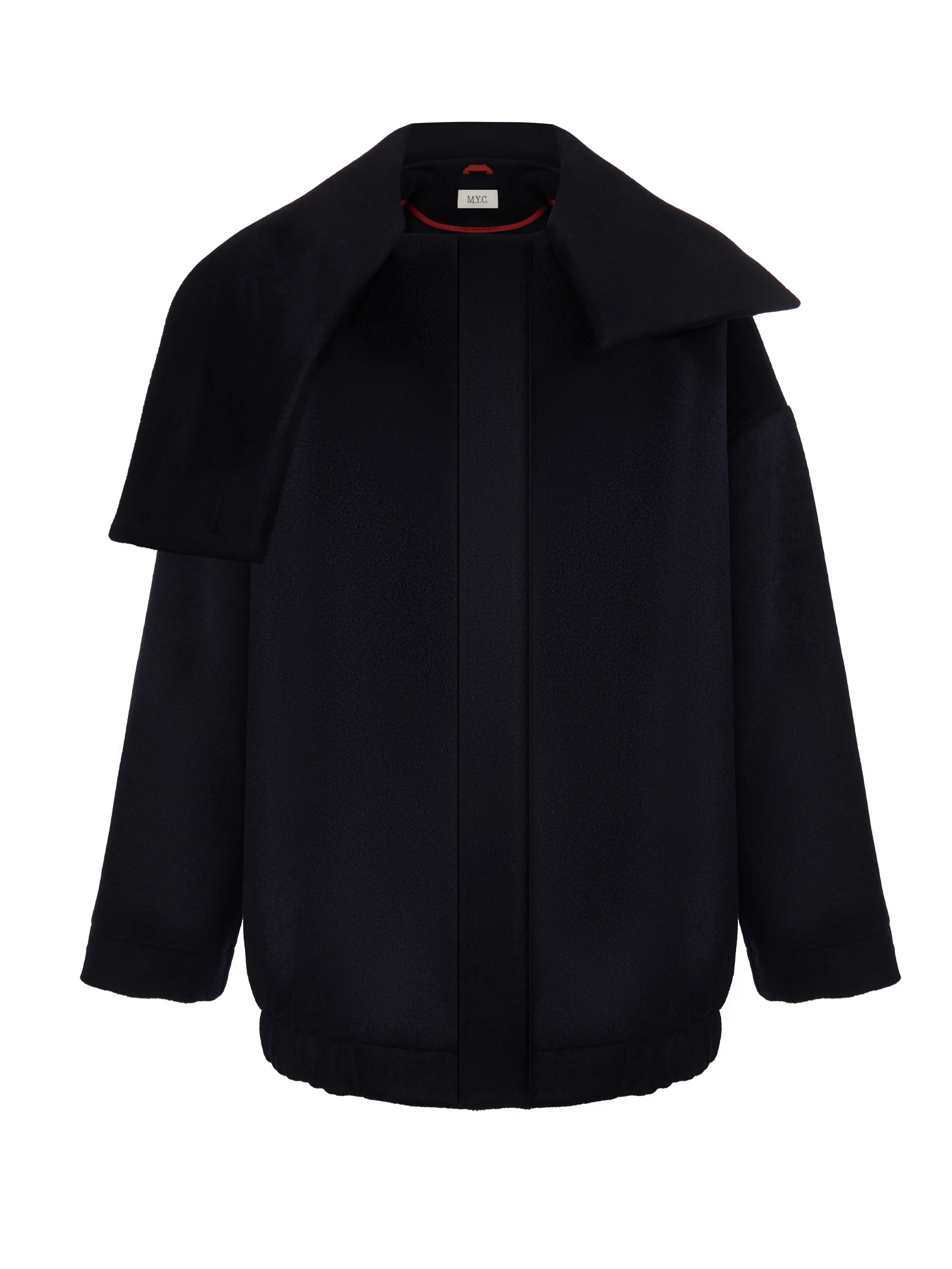 Пальто-бомбер чернильный