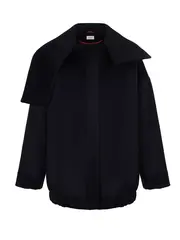 Пальто-бомбер чернильный