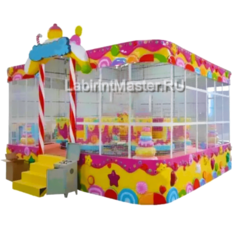 Электрическая Аттракцион карусель «Тележка с конфетами», 7×6×3,6 м