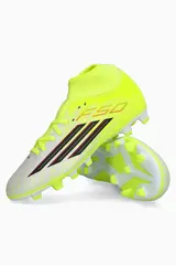 Бутсы adidas F50 Club Mid FG/MG Junior - желтый