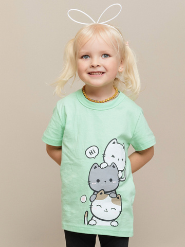 010_БК24 Футболка кор.рукав д/д, салатовый