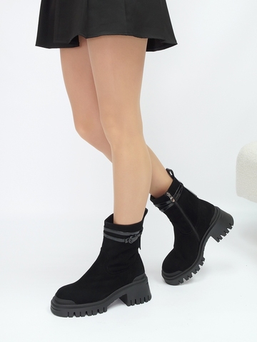 Полусапоги женские зимние POPULAR FASHION J21W-56B