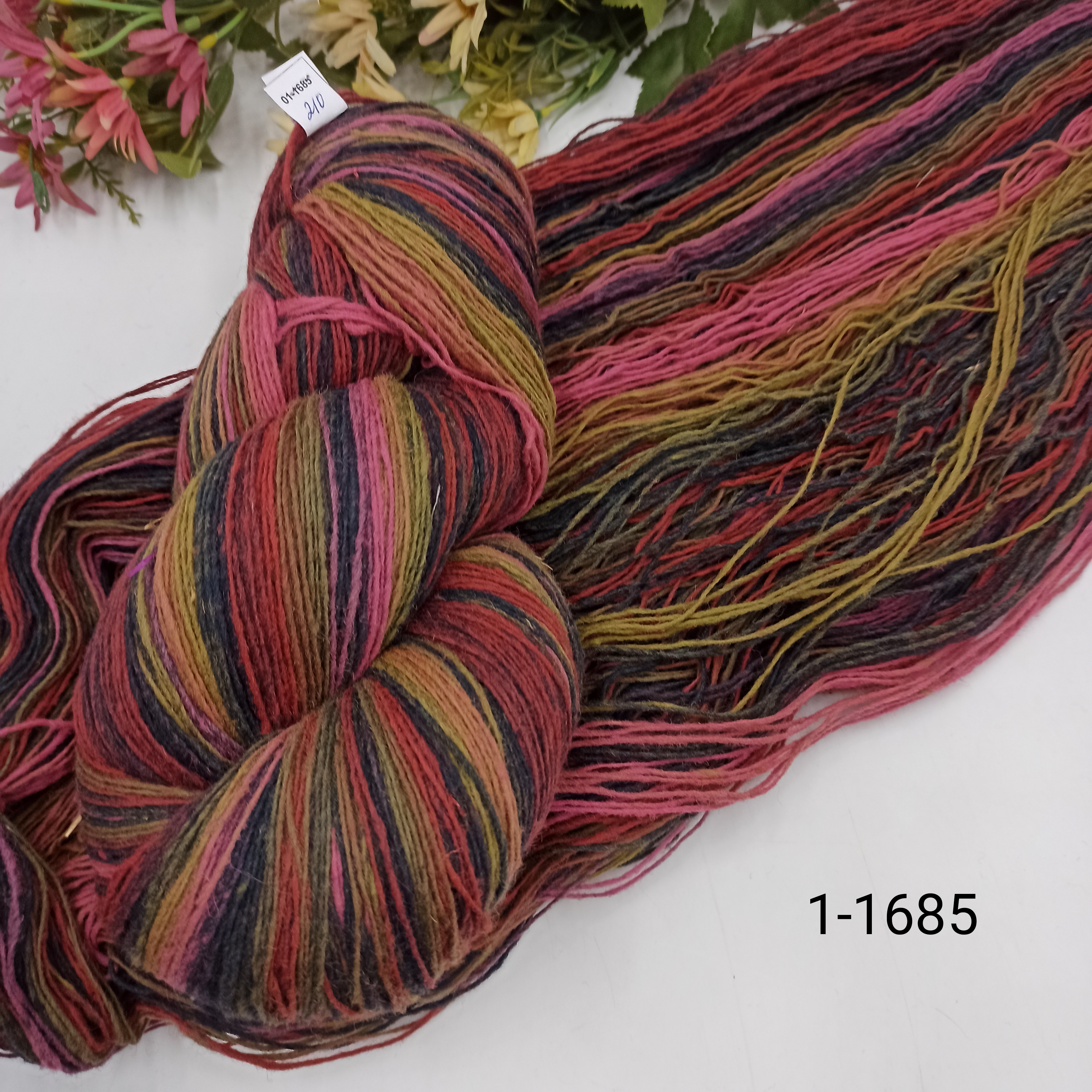 Дундага 6/1 шерсть секционного окрашивания 01-1685 420м/100гр