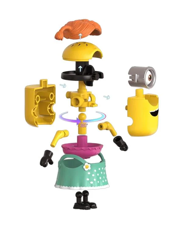 Набор фигурок Миньоны Праздничная вечеринка Сборная модель