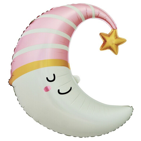 Шар фигура, спящий полумесяц для малышки, 71 см