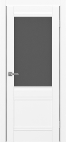 Турин_502U.21.30 ЭКО-шпон Белый снежный-Графит матовое/Щит МДФ