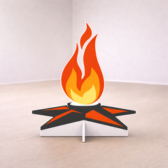 Театральная декорация к 9 мая "Вечный огонь"