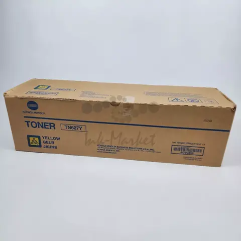 TN-627Y/ACVV280 (АЗИЯ), Тонер-картридж Желтый для KonicaMinolta AccurioPress C12000/C14000, Original