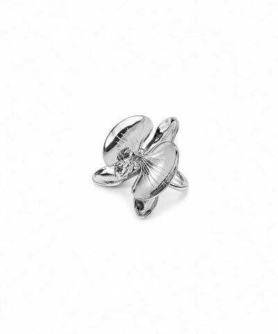 Кольцо Орхидея silver