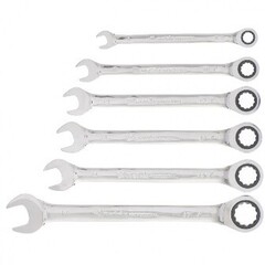 Набор ключей комбинированный трещеточных 6шт Matrix