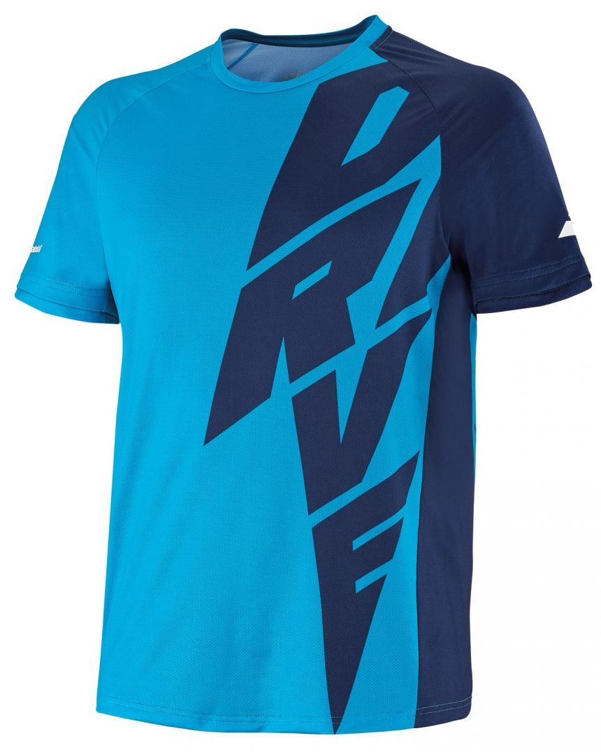 Babolat Drive Crew Neck Tee M drive blue