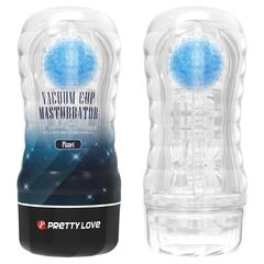 Прозрачный текстурированный мастурбатор Vacuum Cup Masturbator Planet - 