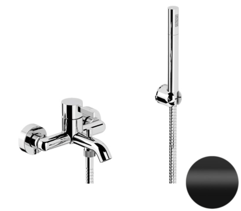 Remer MC02NO Смеситель для ванны Metrica MC02NO, черный матовый, шт