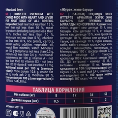 Brit Premium by Nature консервы для взрослых собак всех пород (сердце и печень) 850 гр