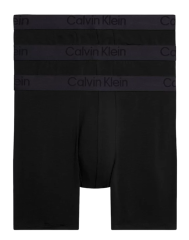 Боксерки теннисные Calvin Klein Boxer Brief 3P - black/black/black