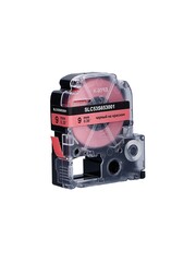 Кассета с лентой S'OK by Sakura Printing C53S653001 (LK-3RBP) для Epson  LW400, LW700, LW600P, LW1000P, K400, Z700, Z800, черный на красном, 8мм, 8м, пастельная