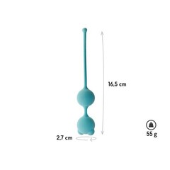 Вагинальные шарики Beta, цвет аквамарин (LYRA) (One Size)