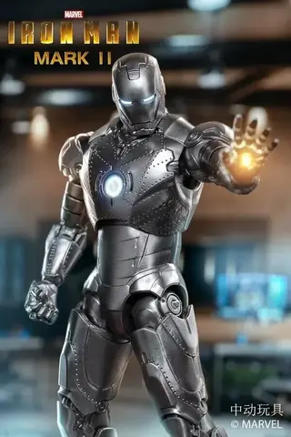 Фигурка Железный человек Марк 2 со светодиодной подсветкой масштаб 1/10 ZD TOYS