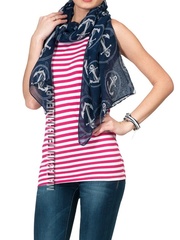 Модные тельняшки - Магазин тельняшек.ру 8-800-700-93-18Майка-тельняшка розовая в Магазине тельняшек