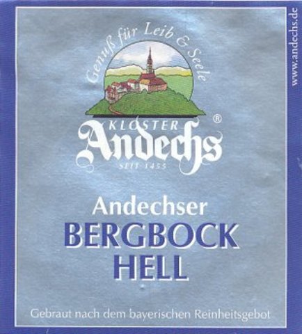 Пиво Andechser Bergbock Hell