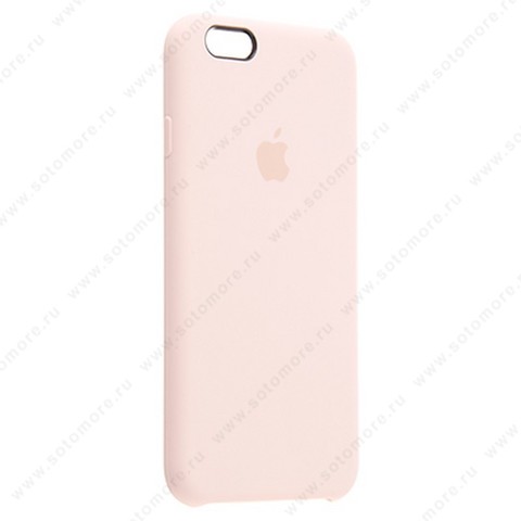 Накладка Silicone Case для Apple iPhone 6s/ 6 персиковый