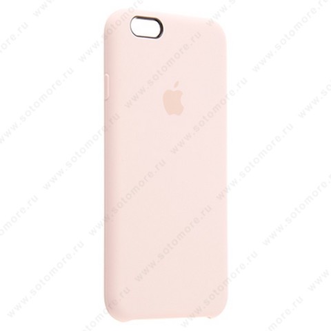 Накладка Silicone Case для Apple iPhone 6s/ 6 персиковый