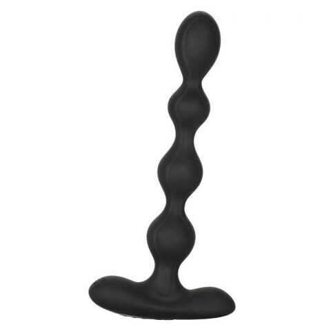 Черный анальный вибростимулятор Eclipse Slender Beads - 17,75 см. - California Exotic Novelties Eclipse SE-0383-10-3