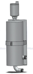 Vortex fuel gas separator Air Separator-01, DN25