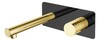 Boheme Stick 125-BG Смеситель для раковины встраиваемый, цвет: чёрный, золото