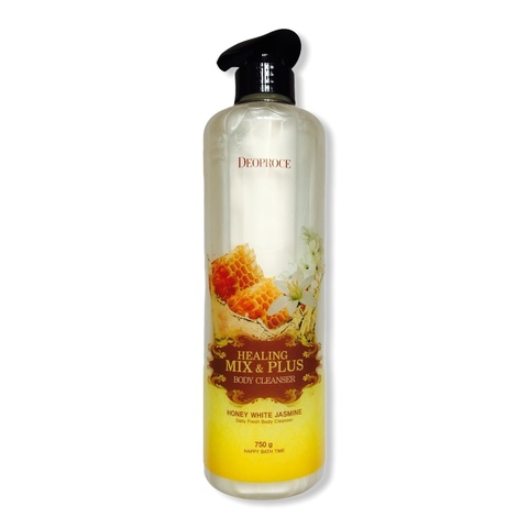 DEOPROCE HEALING MIX & PLUS BODY CLEANSER HONEY WHITE JASMINE 750гр