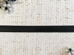 Лента для вешалок, ш. 1 см, чёрный